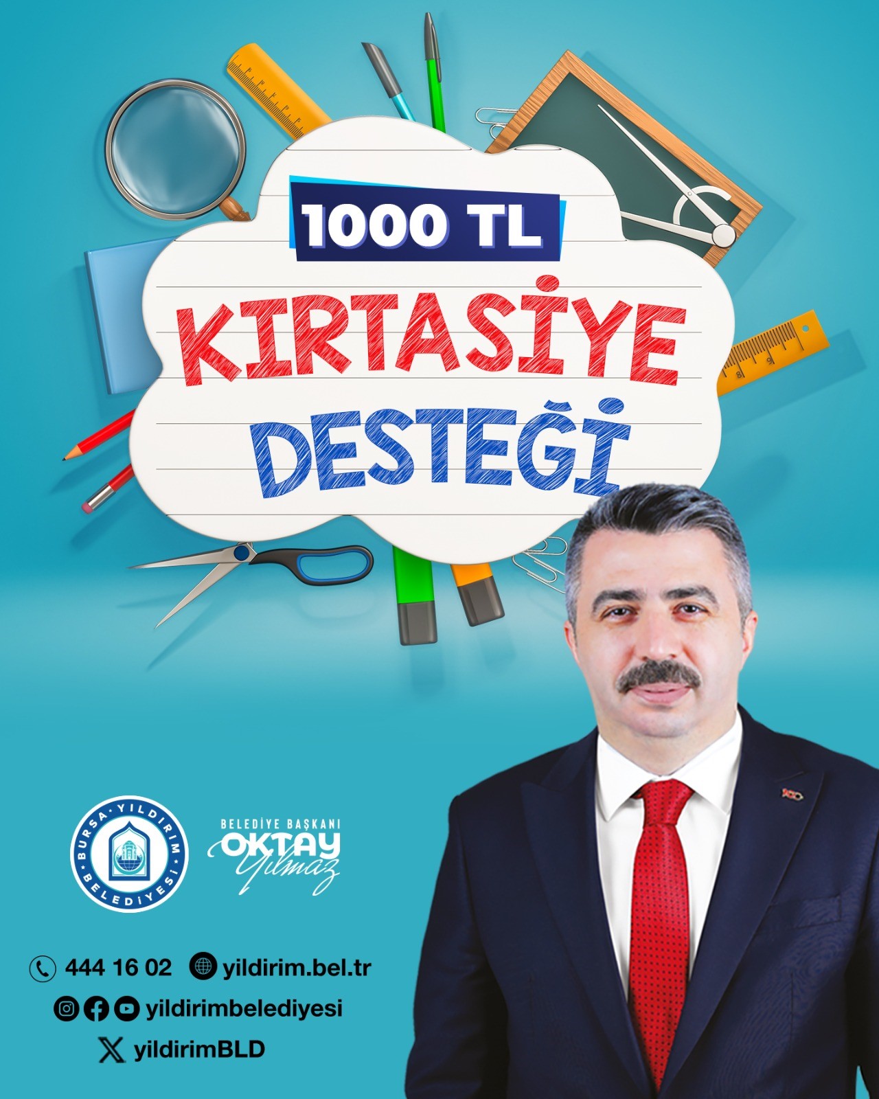 Yıldırım'da ailelere destek, esnafa nefes