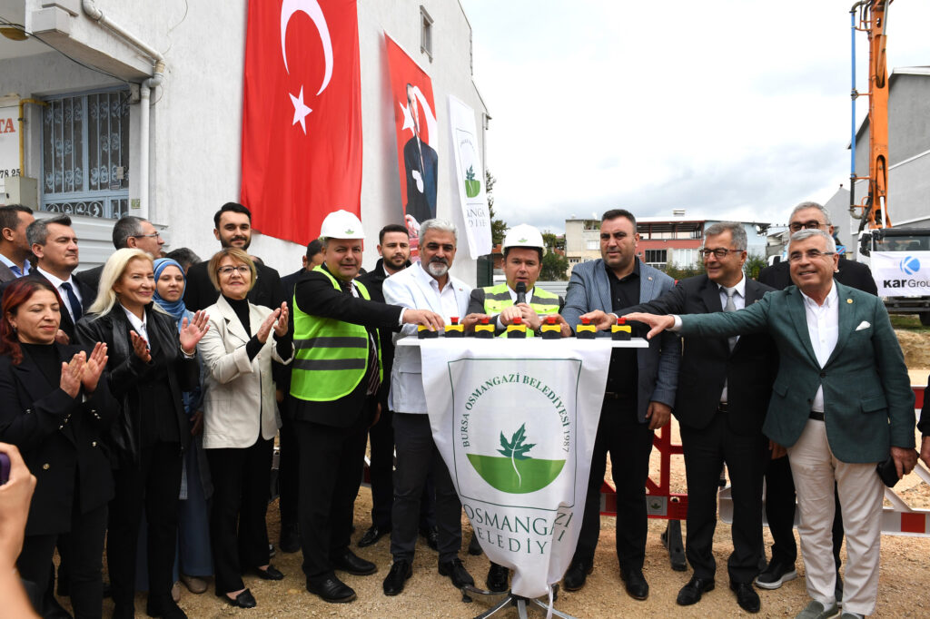 Bursa Osmangazi’de yeni kreşin temeli atıldı