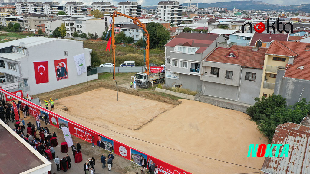 Bursa Osmangazi’de yeni kreşin temeli atıldı