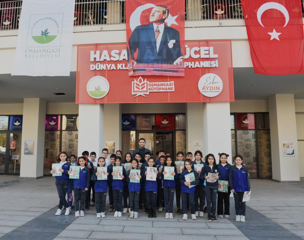 Hasan Ali Yücel Kütüphanesi minik öğrencileri ağırladı