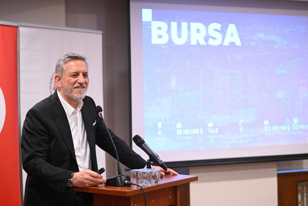 BTSO Başkanı İbrahim Burkay Tarihi Çarşı ve Hanlar Bölgesi Üyeleriyle Buluştu